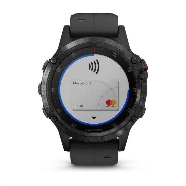 fenix 5 black sapphire with black band