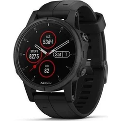 Garmin fenix5S Plus Sapphire Black, Black Band