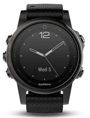 Garmin fenix5S Sapphire Black Optic, Black band