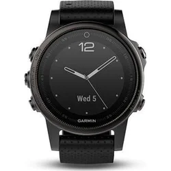 Garmin fenix5S Sapphire Black Optic, Black band