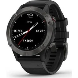 Garmin fenix6 PRE Sapphire, Gray/Black Band (MAP/Music) 010-02158-11
