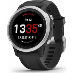 Garmin fenix6S Glass Silver/Black Band 010-02159-01 - Wearables