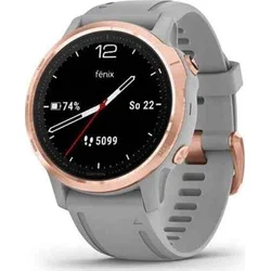 Garmin fenix6S PRO Sapphire, RoseGold/Gray Band (MAP/Music) 010-02159-93 - Wearables