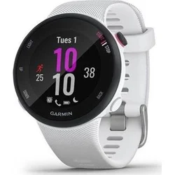 Garmin Forerunner 45S Optic White 010-02156-10 Lehké běžecké GPS hodinky s jednoduchým ovládáním a optickým měřením tepu z ruky. - Wearables