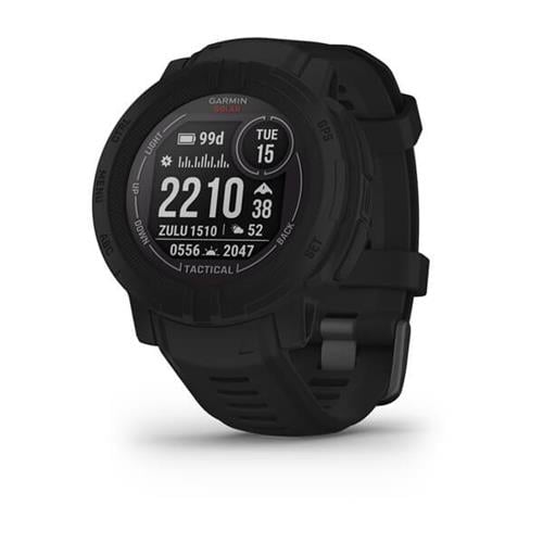 Garmin Instinct 2 Solar - taktická edícia, čierna