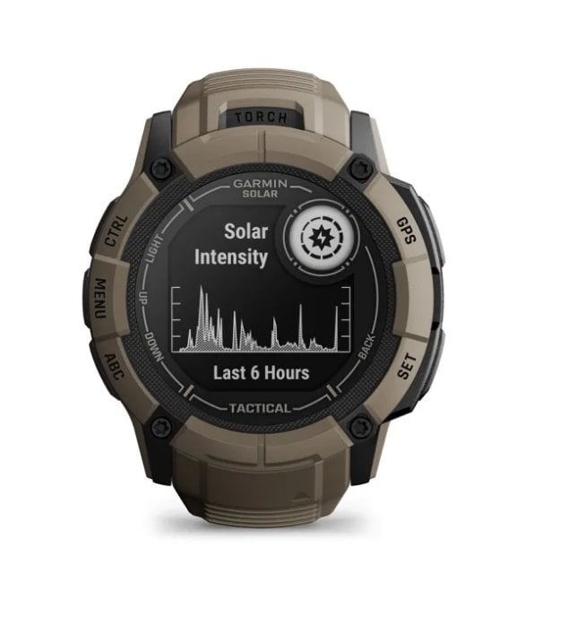 Garmin Instinct 2X Solar – Tactical Edition Coyote Tan