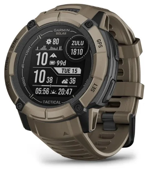 Garmin Instinct 2X Solar - taktická edícia Coyote Tan