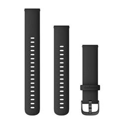 Garmin Remienok Quick Release 18, silikónový, čierny, sivá pracka 010-12932-01