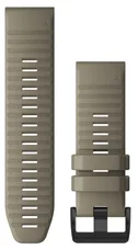 Garmin Řemínek pro fenix6X - QuickFit 26 mm, silikonový, béžový, černá přezk