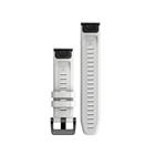 Garmin Řemínek QuickFit 22 mm, silikonový, bílý, černá přezka