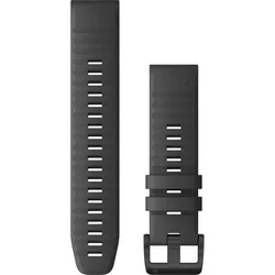 Garmin Řemínek QuickFit 22, silikonový, tmavě šedý, černá přezka 010-12863-22 - Wearables