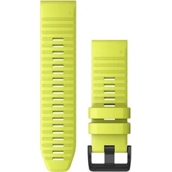 Garmin Řemínek QuickFit 26, silikonový, žlutý, černá přezka 010-12864-04 - Wearables