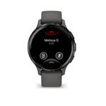 Garmin Venu 3S, Slate/Gray, Silicone band
