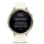 Garmin Venu 4 - 41 mm Lunar Gold / Bone silikonový řemínek