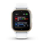 Garmin Venu Sq 2, krémovo zlatá / biela