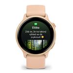 Garmin vivoactive 6 Metallic Pink Dawn / řemínek Pink Dawn