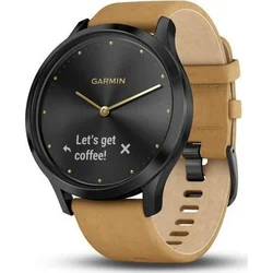 Garmin vívomove Optic Premium Black, Tan band (velikost Unisex)
