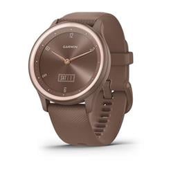 Garmin vívomove Sport Peach Gold/Cocoa, silikonový řemínek