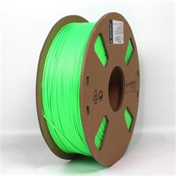 Gembird filament PLA 1.75mm 1kg, fluorescentní zelená