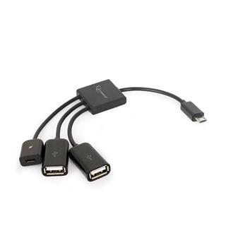 Gembird OTG mobilný rozbočovač USB, micro USB