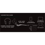 Genesis A20 - PRÉMIOVÝ 4-PIN ADAPTÉR SLÚCHADIEL PRO PS4/PC NKA-0729