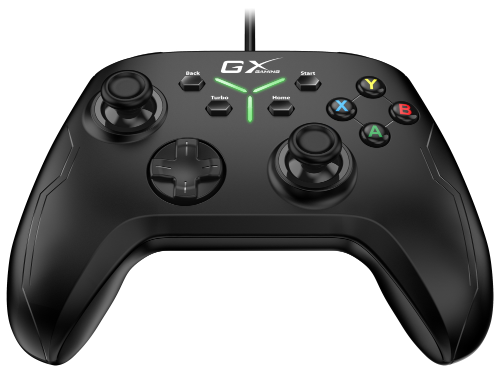 GENIUS GX Gaming gamepad GX-21UV/ drátový/ USB/ duální vibrace/ pro PC, PS3, PS4, Switch, Switch Lite a Android