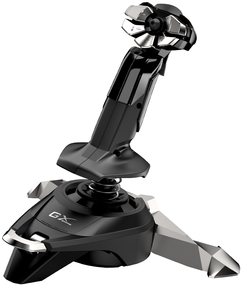 GENIUS GX Gaming joystick MaxFire F27/ drátový/ USB/ 4směrový/ 12 funkčních tlačítek/ pro PC