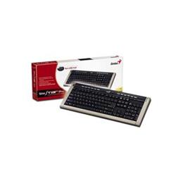 Genius Klávesnice SlimStar Pro multimediální USB Scroll + USB hub