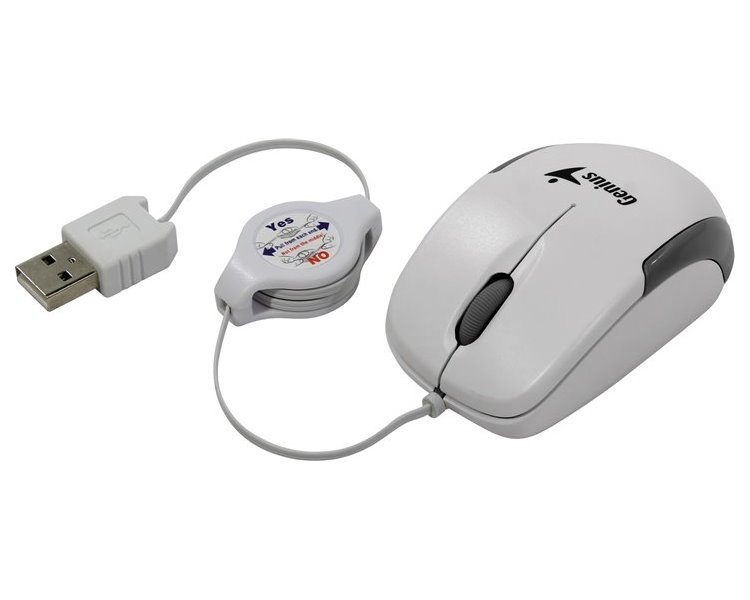 Genius Micro Traveler V2, biela