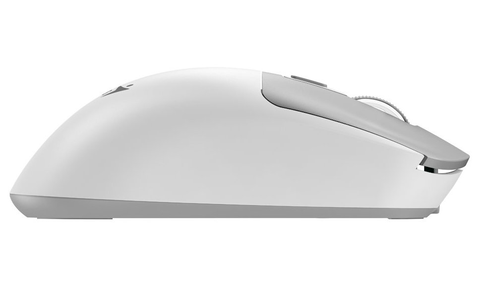 GENIUS NX-8260S BT White/ 2400 dpi/ bezdrátová/ duální BT+2,4GHz/ tichá/ rychlé nabíjení/ ultralehká/ Copilot/ bílošedá