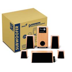 Genius SW-5.1HT Surround, sub.+ 5x satelit(dřevo)