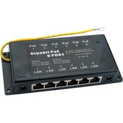 Gigabitový 6-portový PoE panel POE-PAN6-GB