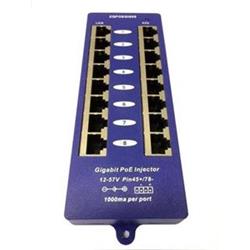Gigabitový 8-portový PoE panel (POE-PAN8-GB)