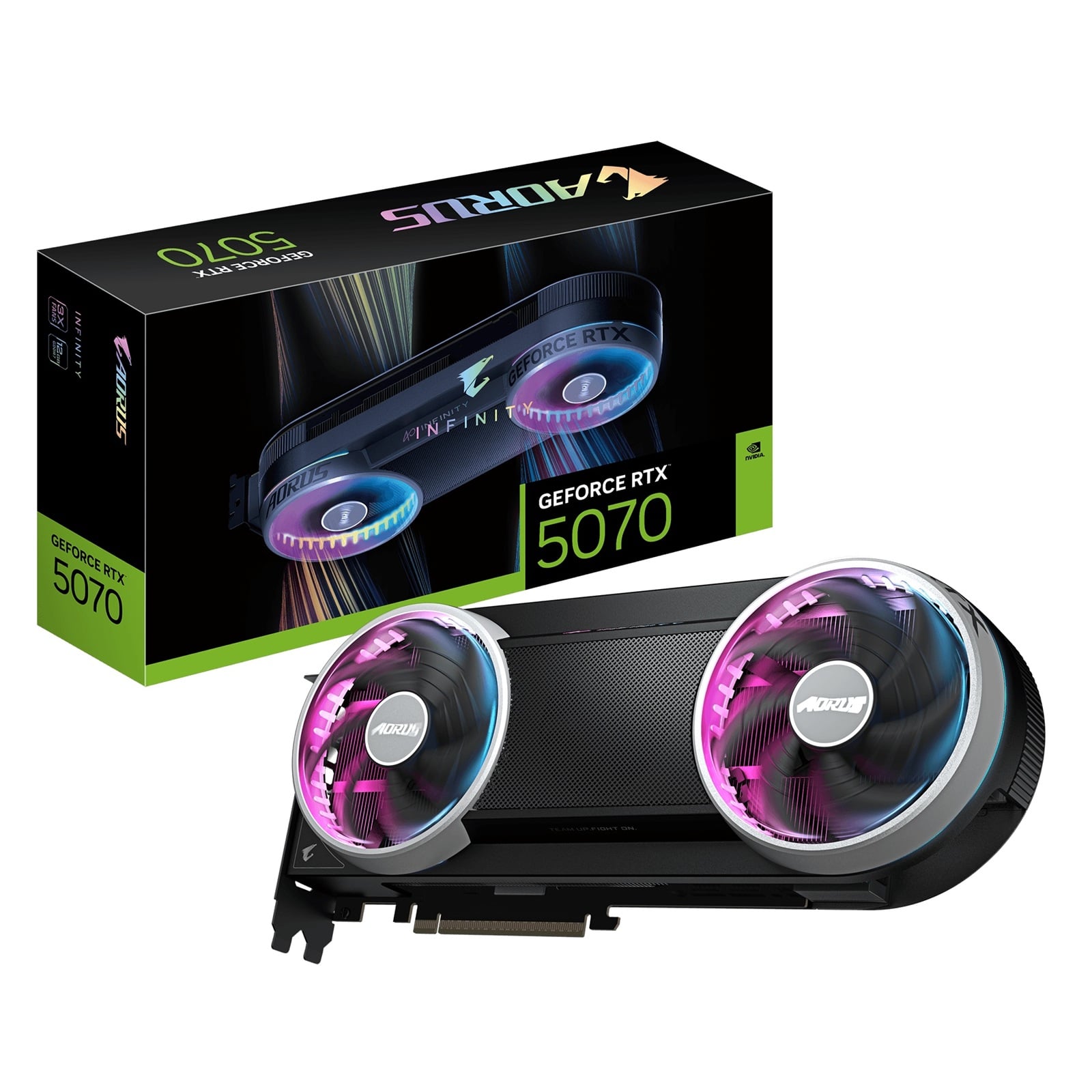 GIGABYTE AORUS GeForce RTX 5070 INFINITY 12G