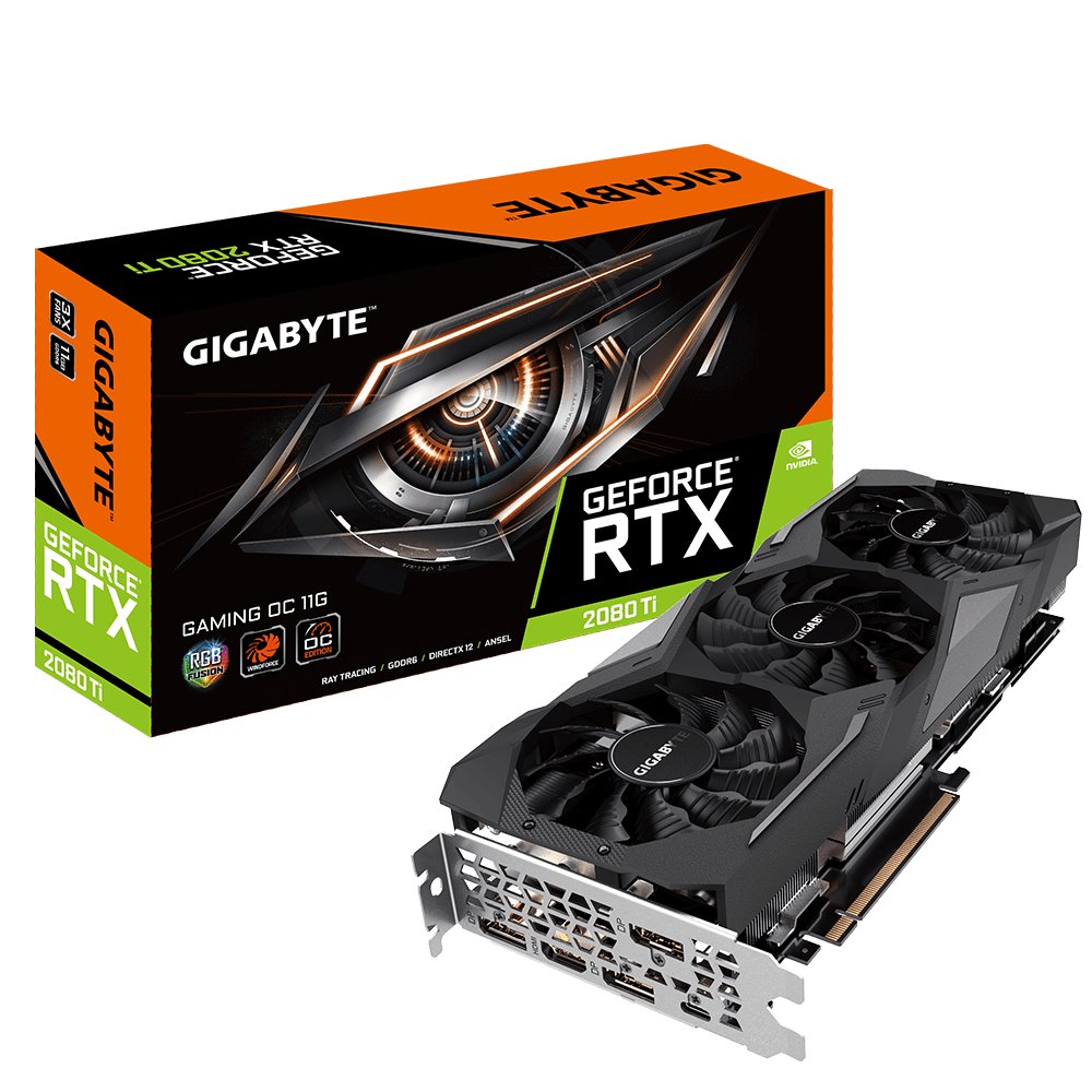 Gigabyte Geforce Rtx 2080 Ti Gaming Oc 11g Gv N208tgaming Oc 11gc