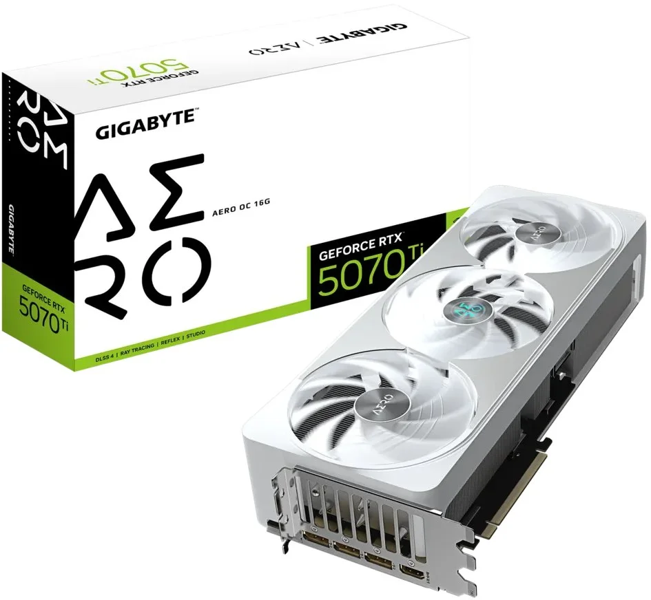 GIGABYTE GeForce RTX 5070 Ti AERO OC 16G