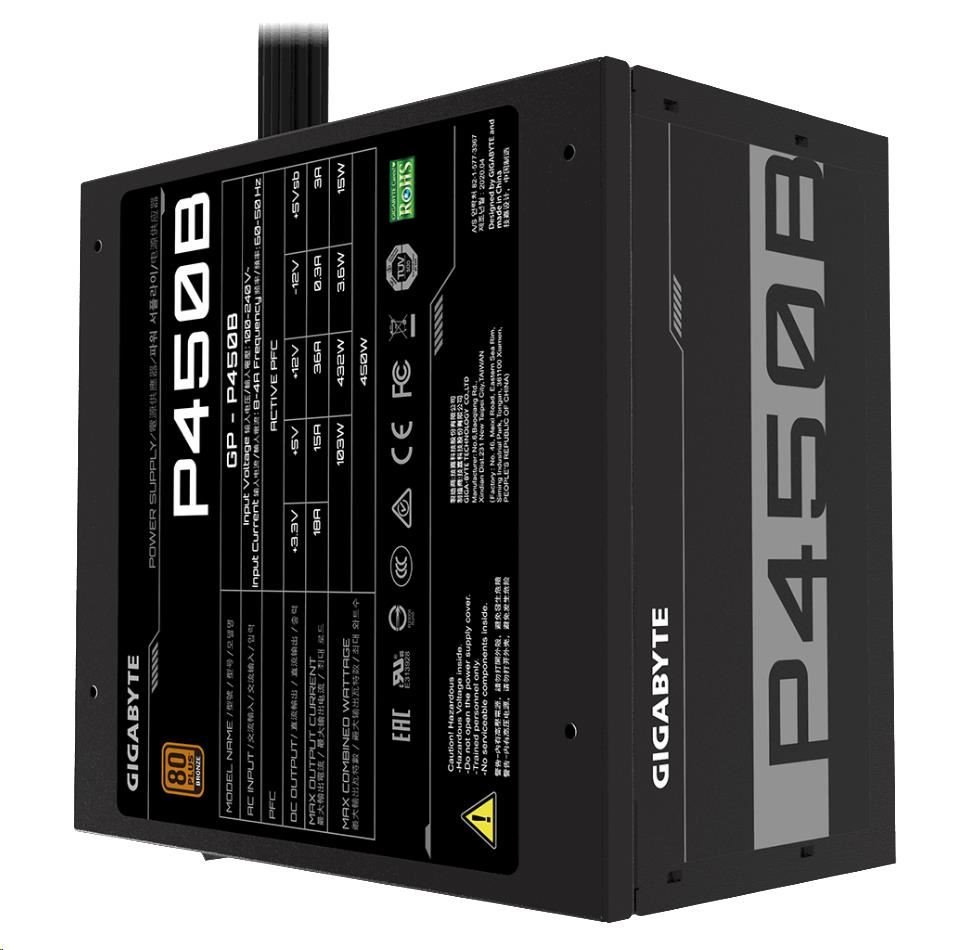 GIGABYTE P450B, 450W (GP-P450B) | TSBOHEMIA.CZ