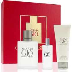 Giorgio Armani Acqua di Gio Pour Homme EdT 100ml EdT 15ml SG 75ml - darčeková krabička