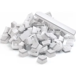 Glorious Aura Keycaps - 105 Keycaps, ANSI, US-Layout, bílá