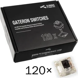 Glorious Gateron Black Switches, 120 ks