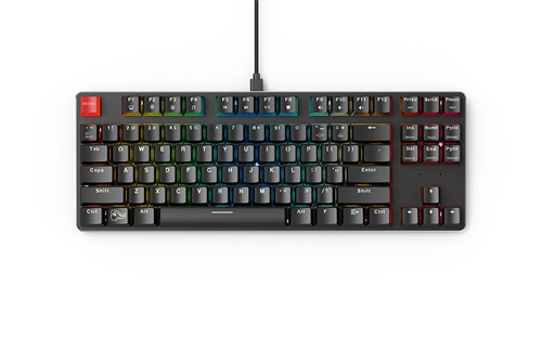 Glorious GMMK TKL - Gateron Brown, US Layout, čierna