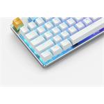 Glorious GMMK TKL White Ice Edition - Gateron-Brown, US-Layout