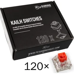 Glorious Kailh Box červené spínače, 120 ks