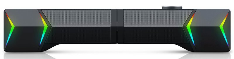 GoGEN 2v1 (reproduktor/soundbar) s BT, RGB, čierny