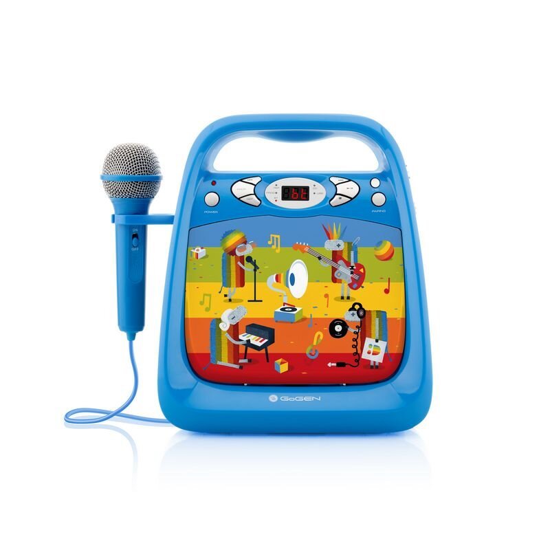 GoGEN CD přehrávač GoGEN DÉČKO KARAOKE B, modrý