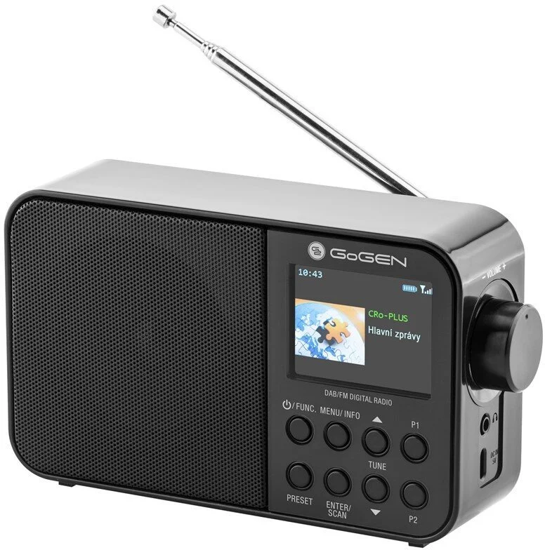 GoGEN DAB 500 BT C černý