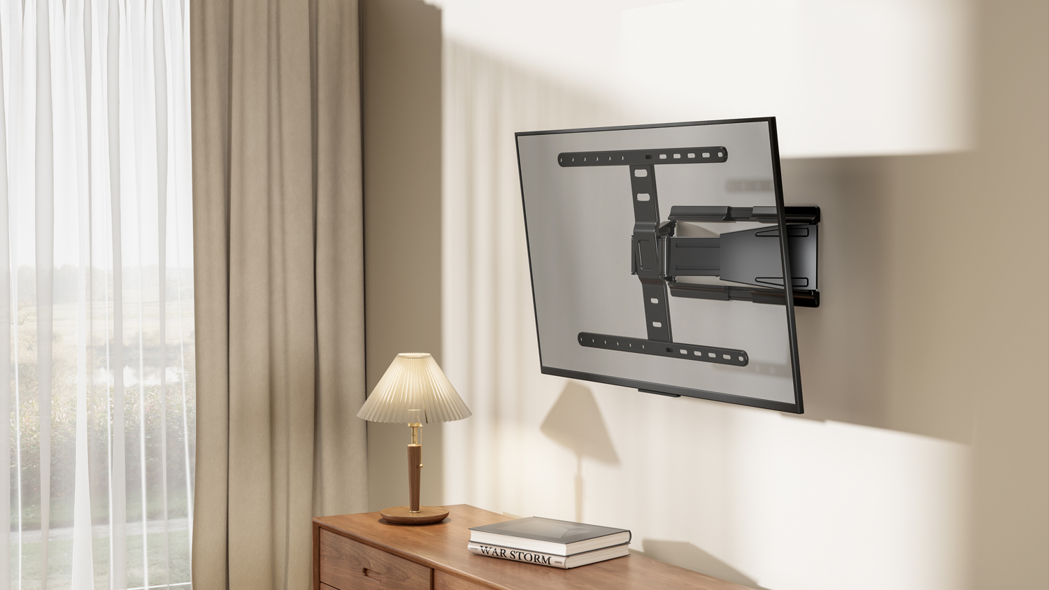 GoGEN Držák TV slim, polohovatelný XL pro úhlopříčky 43" až 90"