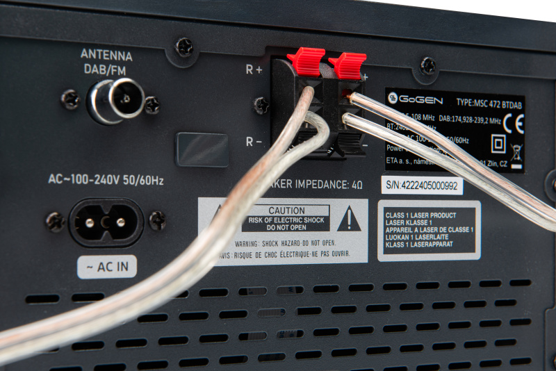 GoGEN MSC 472 BTDAB šedý