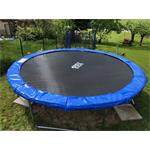 GoodJump 4UPVC modrá trampolína 366 cm s ochrannou sieťou + rebrík - Inside goodjump366-4UPVC-inside-blue