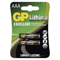 GP AAA lítiová batéria (FR03) - 2Ks